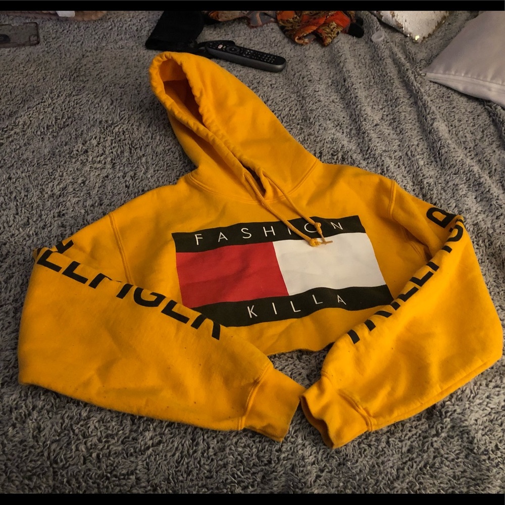 Fashion Killa Cropped Sweatshirt